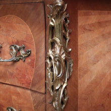 Load image into Gallery viewer, x SOLD Antique French Chest of Drawers, Walnut and Marble, Brass Handle 2-drawer Hall Cabinet Chest. B11699