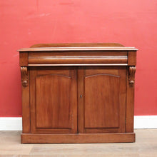 Load image into Gallery viewer, x SOLD Antique Australian Cedar Sideboard, Chiffonier, Hall Cabinet with Shield Doors. B11987