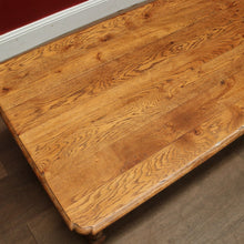 Load image into Gallery viewer, x SOLD Vintage French Oak Turned Leg Coffee Table with Stretcher Base. B11689