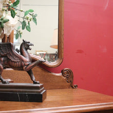 Load image into Gallery viewer, x SOLD French Oak Dressing Table, Mirror Back Five Drawer Desk or Vanity with Mirror. B11472