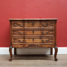 Load image into Gallery viewer, x SOLD Vintage French Three Drawer Chest, Hall Cabinet Sofa, Entry or Foyer Chest. B11571