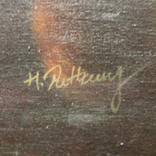 Load image into Gallery viewer, x SOLD Oil on Canvas, Hand-painted Still-life, Peaches, Gilt Frame. Signed to the Bottom Left. B11411