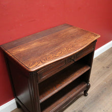 Load image into Gallery viewer, x SOLD Antique French Bookcase or Open Fronted Single Drawer Hall Cabinet Bookcase. B11871