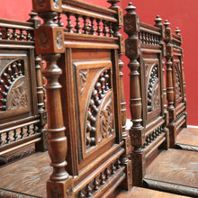 Load image into Gallery viewer, x SOLD Set of 8 Antique French (Brittany) Kitchen or Dining Room Chairs, Finial Detail. B11796