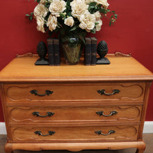 Load image into Gallery viewer, x SOLD Vintage French Chest of Three Drawers, Hall or Entry Cabinet or Cupboard. B11555