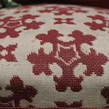 Load image into Gallery viewer, x SOLD A Pair of Antique French church Chairs, Hall Chairs, Rosewood and Fabric Chairs. B11950