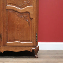 Load image into Gallery viewer, x SOLD Antique French Armoire or Wardrobe, Four-Door Linen Cabinet Storage Cupboard. B11553