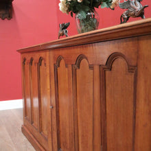 Load image into Gallery viewer, x SOLD Antique American Mahogany Shop Counter, Clerk's Cabinet now a TV Unit or Sideboard. B11791