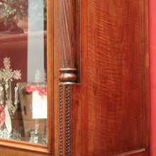 Load image into Gallery viewer, x SOLD Antique French Walnut Church-Inspired China Cabinet or Bookcase Cupboard B11916