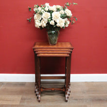 Load image into Gallery viewer, x SOLD Nesting Table, Nest of Table, Four Lamp or Side Table, Antique French Nest of Four Tables B11519