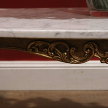 Load image into Gallery viewer, x SOLD Italian Brass and Marble Oval Shaped Coffee Table or Lamp Side Table B11372