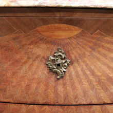 Load image into Gallery viewer, x SOLD Antique French Chest of Drawers, Walnut and Marble, Brass Handle 2-drawer Hall Cabinet Chest. B11699