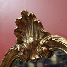 Load image into Gallery viewer, Vintage Italian Mirror, Florentine (Italy) Gilt Framed Shield-Shaped Wall Mirror. B11311