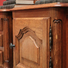 Load image into Gallery viewer, x SOLD Pair of Vintage French Bedside Cabinets or Lamp Tables, One Drawers, One a Cupboard B11561