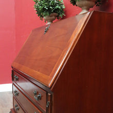 Load image into Gallery viewer, Vintage Australian Cedar Writing Bureau with Drawers and Cabriole Legs. B13137