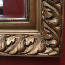 Load image into Gallery viewer, Antique French Bevelled Edge Mirror with Acanthus Leaf Frame, Hall Wall Mirror. B11623