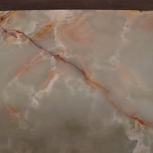 Load image into Gallery viewer, Vintage Italian Coffee Table, Onyx Marble and Brass Leg Coffee Table or Side Table. B11660