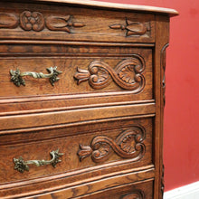 Load image into Gallery viewer, x SOLD Antique Hall Cabinet or Foyer Cabinet, or 3 Drawer Chest of Drawers. French Oak. B11575