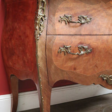 Load image into Gallery viewer, x SOLD Antique French Chest of Drawers, Walnut and Marble, Brass Handle 2-drawer Hall Cabinet Chest. B11699