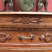 Load image into Gallery viewer, x SOLD Antique Hall Cabinet or Foyer Cabinet, or 3 Drawer Chest of Drawers. French Oak. B11575