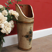 Load image into Gallery viewer, x SOLD Antique Italian Florentine Umbrella Holder or Stand, Hand-painted Florentine Pattern. B11901