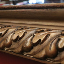 Load image into Gallery viewer, Antique French Bevelled Edge Mirror with Acanthus Leaf Frame, Hall Wall Mirror. B11623