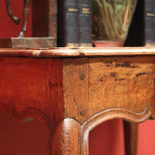 Load image into Gallery viewer, x SOLD An Antique French Oak Hall Table, Entry Table, Ladies Desk with a Drawer to the Apron. B11836
