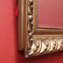 Load image into Gallery viewer, Antique French Bevelled Edge Mirror with Acanthus Leaf Frame, Hall Wall Mirror. B11623