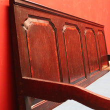 Load image into Gallery viewer, x SOLD Antique Georgian Hall Settle, English Oak Verandah Chair, Hall Chair, Cushion. B11912
