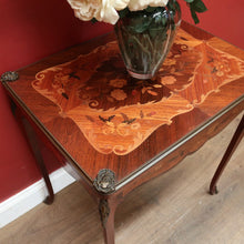 Load image into Gallery viewer, x SOLD Antique French Walnut and Marquetry Top Fold-Over Card Table or Games Table. B11896