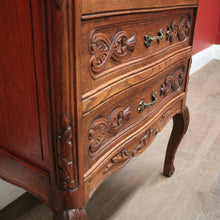 Load image into Gallery viewer, x SOLD Antique Hall Cabinet or Foyer Cabinet, or 3 Drawer Chest of Drawers. French Oak. B11575