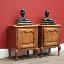 Load image into Gallery viewer, Pair of Vintage French Lamp Cabinets, or Bedside Cabinets, or Hall Cupboards. B11790
