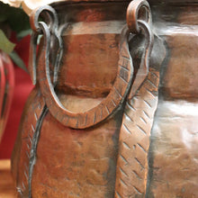 Load image into Gallery viewer, x SOLD Antique French Cauldron, Brass Fire Bucket or Storage Vessel, or Planter, Jardinière. B11841