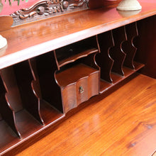 Load image into Gallery viewer, Vintage Australian Cedar Writing Bureau with Drawers and Cabriole Legs. B13137