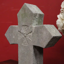Load image into Gallery viewer, x SOLD Antique French Cross or Crucifix, Bluestone Home Worship and Devotion Cross. B11853