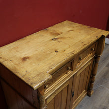 Load image into Gallery viewer, x SOLD Antique French Pine Kitchen Cabinet, Hall Cabinet, Country Farmhouse Charm B11514