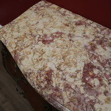 Load image into Gallery viewer, x SOLD Antique French Chest of Drawers, Walnut and Marble, Brass Handle 2-drawer Hall Cabinet Chest. B11699