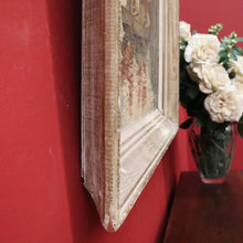 Load image into Gallery viewer, x SOLD Vintage Antique Dutch Painting, Framed Oil on Board, Fishing Boats Ships Docking. B11413