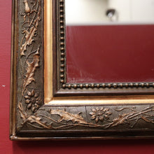 Load image into Gallery viewer, x SOLD Antique French Gilt Wall Mirror with Flowers, Foliage, and Cherubs/Putti Decorations. B11683