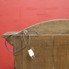 Load image into Gallery viewer, x SOLD Antique French Display Cabinet, Etched Glass Door Wall Hanging Cabinet. B11866