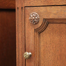 Load image into Gallery viewer, x SOLD Antique French Bedside Tables, Marble Top Lamp Tables or Side Tables or Cupboard. B11495