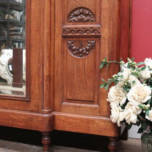 Load image into Gallery viewer, x SOLD Antique French Oak Armoire, Wardrobe, Linen Press. Antique Blind Bookcase or Storage Cabinet. B11294
