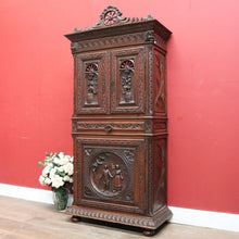 Load image into Gallery viewer, x SOLD Antique French Brittany Hall Cabinet, Drinks Cupboard, Pantry or Storage Chest B11504