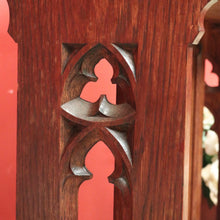 Load image into Gallery viewer, x SOLD Antique French Oak Prayer Chair, Prie-Dieu Kneeler, Church-Themed with Bible Nook or Shelf. B11993