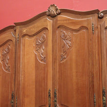 Load image into Gallery viewer, x SOLD Antique French Oak Four-Door Armoire Wardrobe, Linen Press, Cabinet or Cupboard. B11750