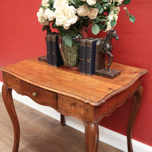 Load image into Gallery viewer, x SOLD An Antique French Oak Hall Table, Entry Table, Ladies Desk with a Drawer to the Apron. B11836