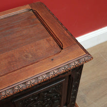 Load image into Gallery viewer, x SOLD Antique French Blanket Box, Lift Lid Toy Chest or Hall Trunk, Bedroom Coffer. B11570