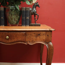 Load image into Gallery viewer, x SOLD An Antique French Oak Hall Table, Entry Table, Ladies Desk with a Drawer to the Apron. B11836