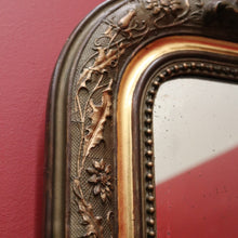 Load image into Gallery viewer, x SOLD Antique French Gilt Wall Mirror with Flowers, Foliage, and Cherubs/Putti Decorations. B11683