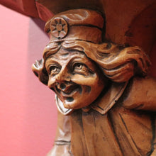 Load image into Gallery viewer, x SOLD Antique Wall Sconces, Statue Holders, French 'Sitting Jesters' Wall Brackets or Sconces. B11299